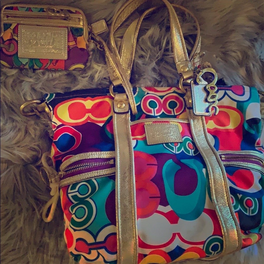 Coach Bag with matching wallet